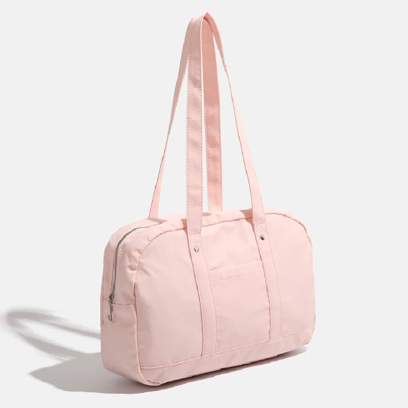 

Large-capacity bags, nylon tote bags, lightweight travel single-shoulder handbags, solid-color fashionable single-shoulder bags