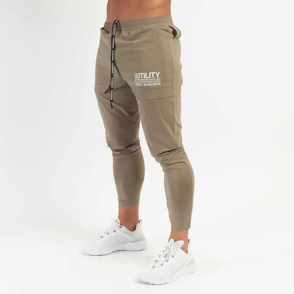 

Fall New Trend Fitness Casual 2025 Letter Rope Casual Cropped Pants Sports Pants Loose Elastic Warm Running Pants