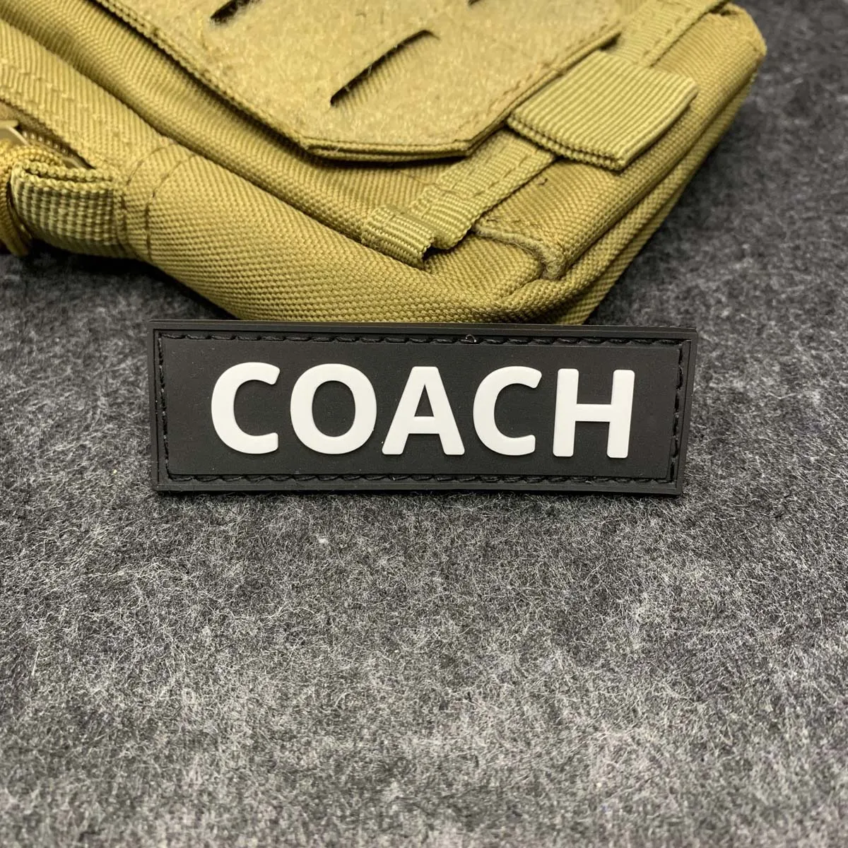 Fitness/Training Themed Tactical PVC Patch, Hook And Loop Badge, Decorative Applique For Jackets, Backpacks & Hats