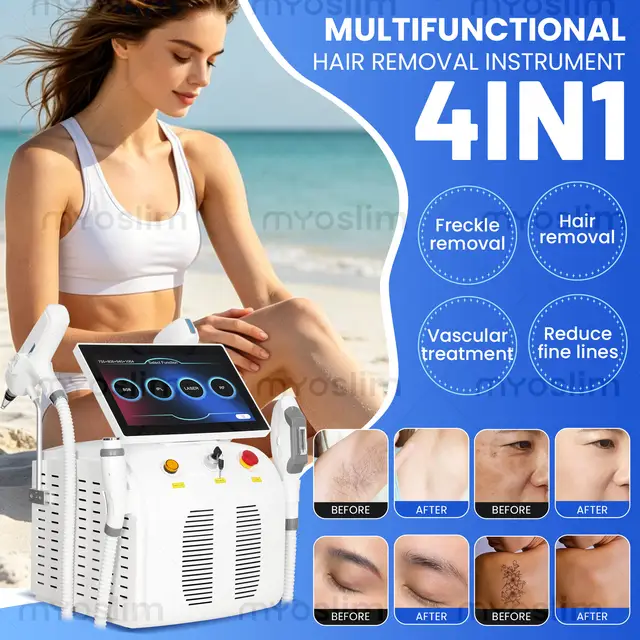 4 In 1 Diode Pico IPL RF Beauty Device Hair Removal Tattoo Removal