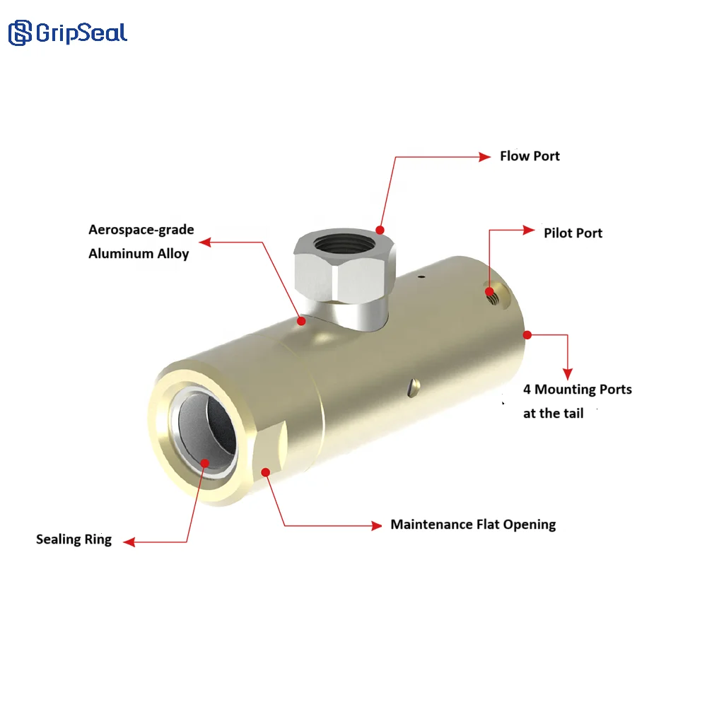 External Seal Air Actuated Quick Connector Motor Control Unit Leak Test  Customizable Fitting