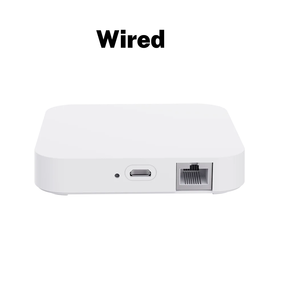 Tuya ZigBee 3.0 Smart Hub, draadloze/bekabelde gatewaybrug voor app-spraakafstandsbediening, werkt met Alexa Google Home Assistant
