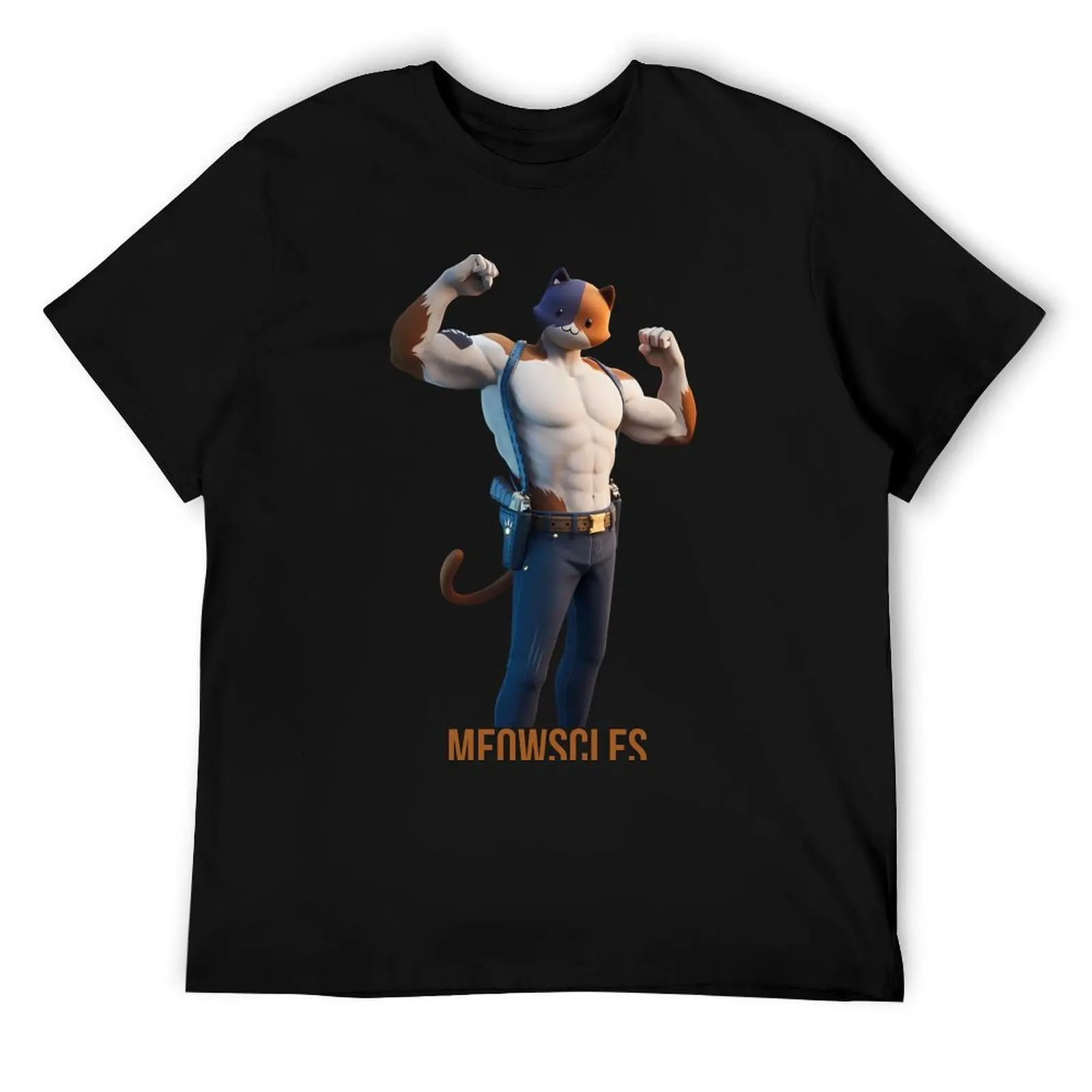 

Meowscles T-Shirt man t shirts high quality luxury brand t shirt personalised T-Shirt