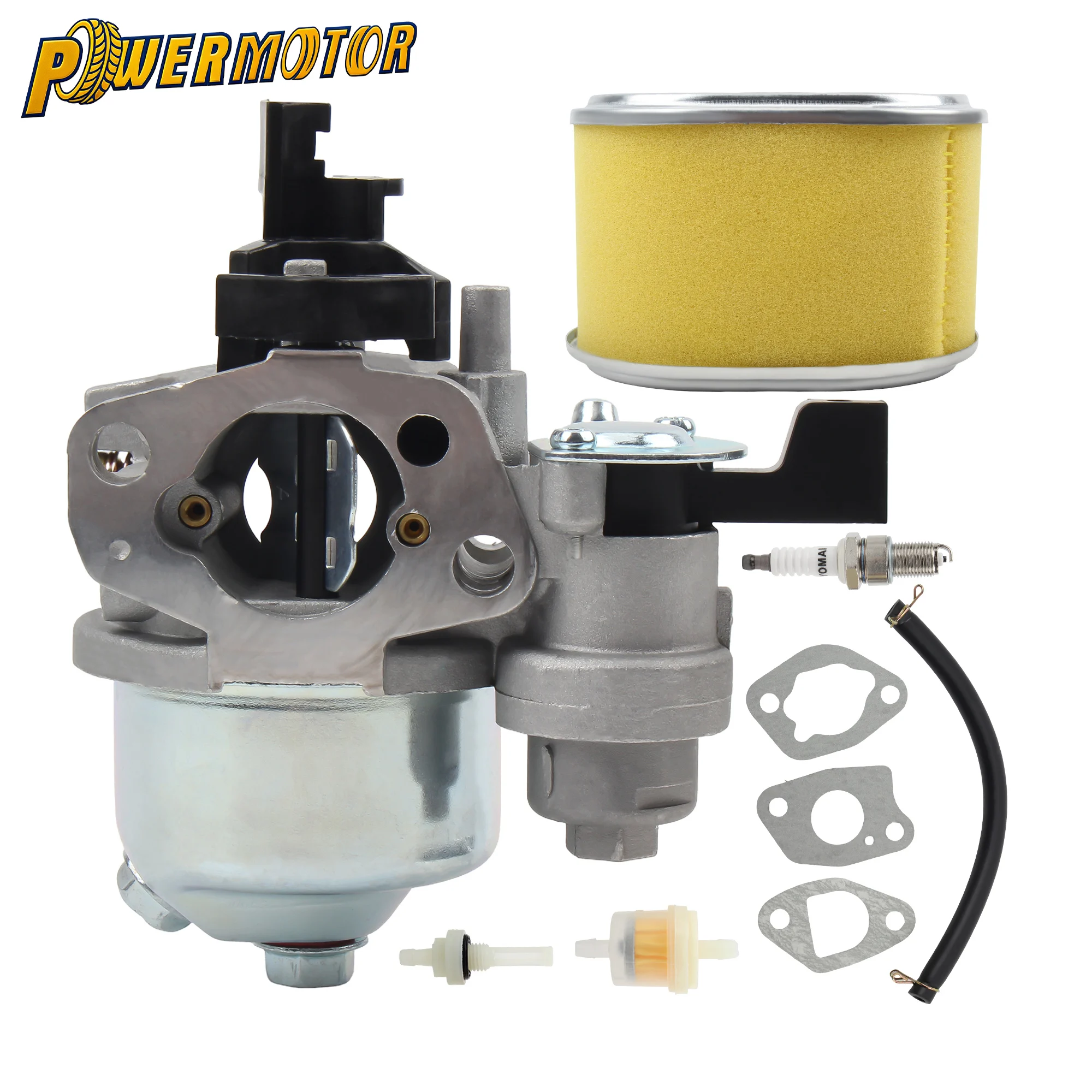 

For Honda GX120 GX140 GX160 GX168 GX200 5HP 5.5HP 6.5HP Engine Carburetor Kit with Air Filter 16100-ZH8-W61 17210-ZE1-517