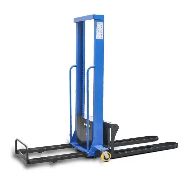 

Manual lift Pallet stacker 1.3 meters 1.6 meters lift 1000 kg Automatic loading Cheap portable