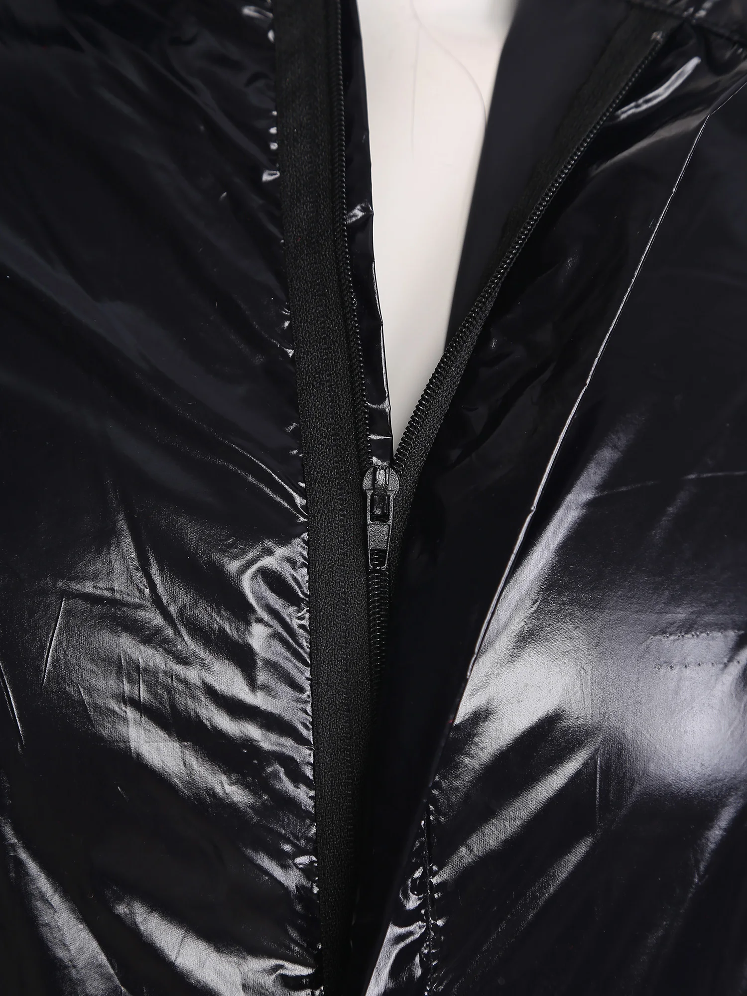 الرجال وضوح عالية شرائط عاكسة مقاومة للماء المآزر الوقوف طوق كم طويل مرونة الخصر سستة كامل الجسم بذلة