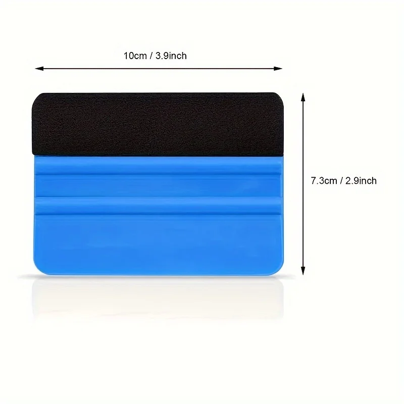 2pcs Felt Edge Squeegee 4 Inch Car Vinyl Scraper Auto Styling Vinyl Wrap Tool Scratch Free Squeegee Wallpaper Smoother