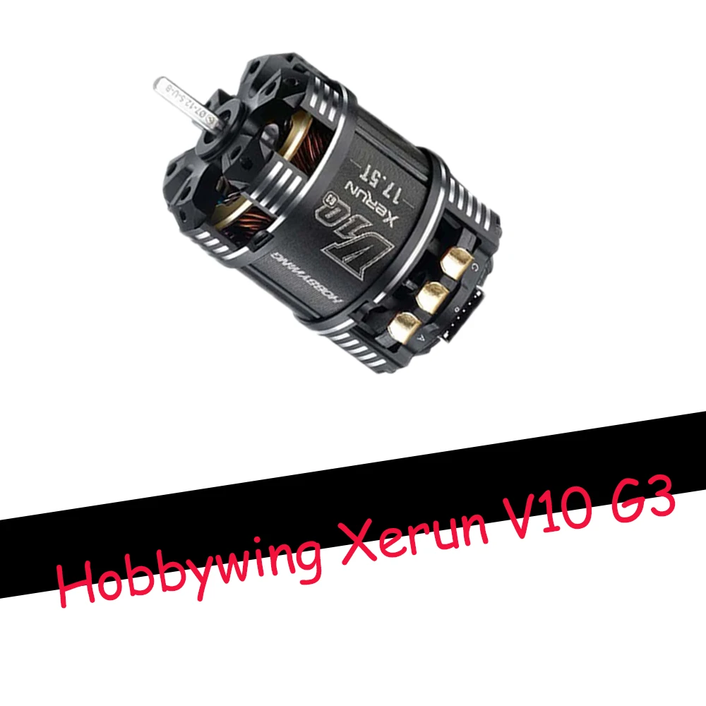 Hobbywing Xerun V10 G3 540 Silnik bezszczotkowy 3,5 T 4,5 T 5,5 T 6,5 T 7,5 T 8,5 T Silnik do zdalnie sterowanego driftu 1:10 RC Flat Racing