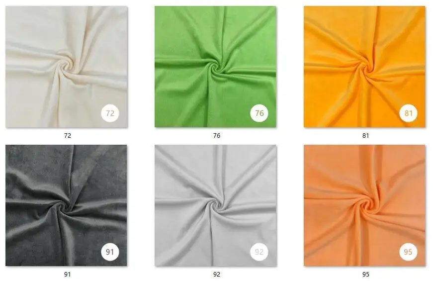 1,5mm Super Weichem Plüsch Stoff Dicke Kristall Super Weiche Flanell Plüsch Spielzeug Handmade Diy Stoff 45x50cm – Detail 8