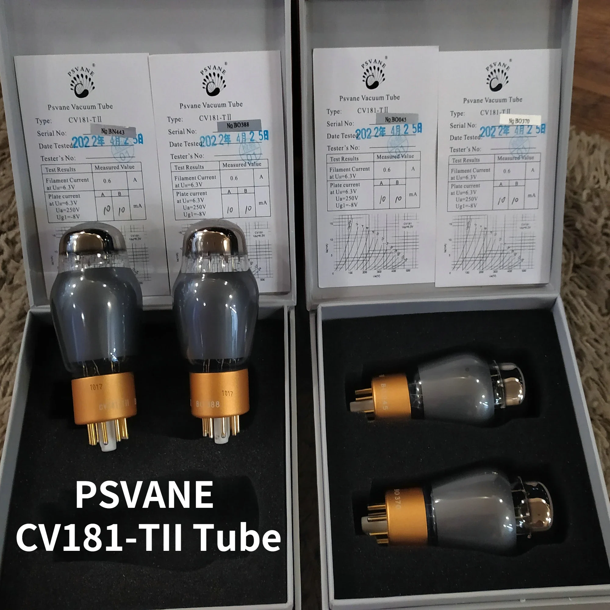 

PSVANE MARKII CV181-TII Vacuum Tube Collection Version Upgrade 6SN7 6N8P 5692 6H8C Matched Tested Audio Amplifier DIY HIFI