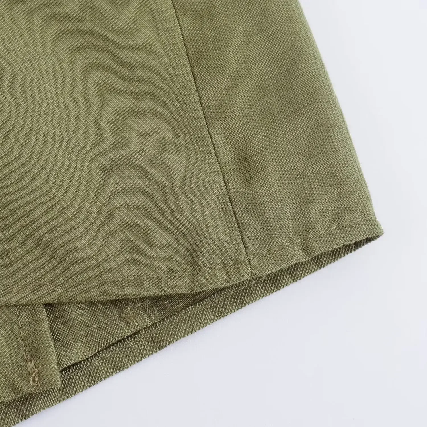 Casual Knotted Shorts Skirt Women's Lace-up Zipper Shorts Skirt New 2025 Summer Fashion Vacation Commuter Shorts Skirt