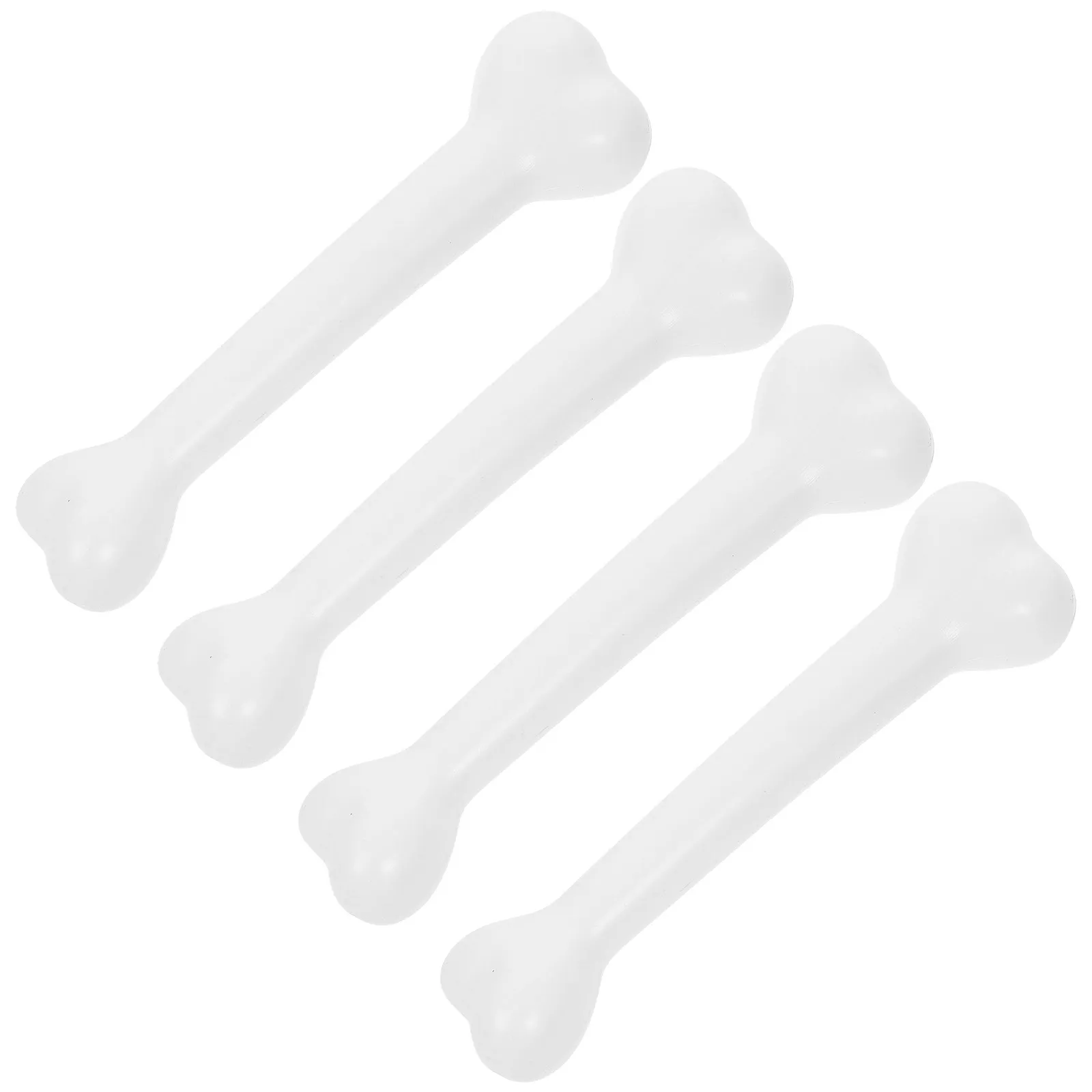 4 pezzi di ossa umane artificiali per feste di Halloween, decorazioni per costumi fai da te, regalo divertente per adulti e bambini, colore bianco