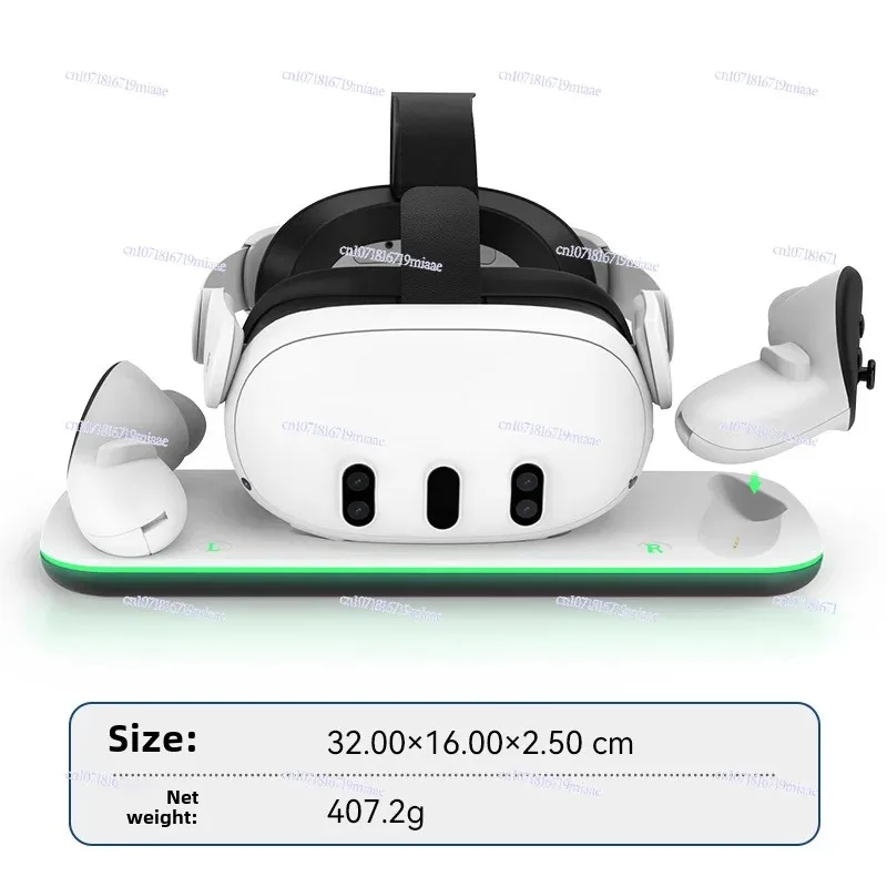 Quest3 Charging Station Magnetic Base Helmet Handle Charging Storage Fast Charging Safety