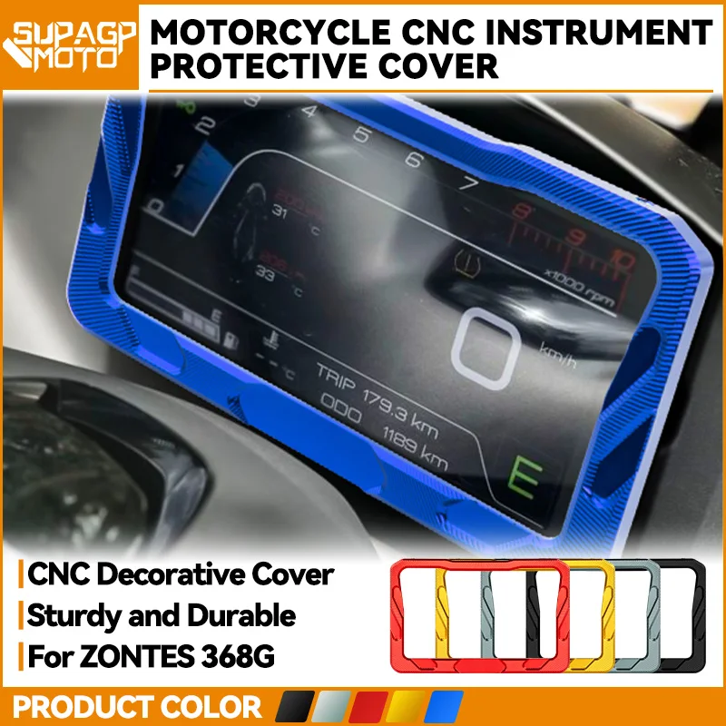 

For Zontes 368g 368G Motorcycle Instrument Protection Frame CNC Decorative Shell Screen Instrument Protective Cover Accessories