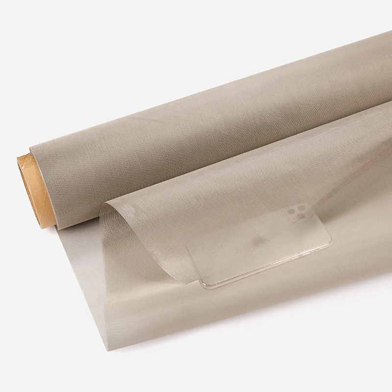 

Anti Electromagnetic Radiation Fabric EMF Breathable Mesh Transparent Gauze Blocking Lining Shielding Cloth for Curtain