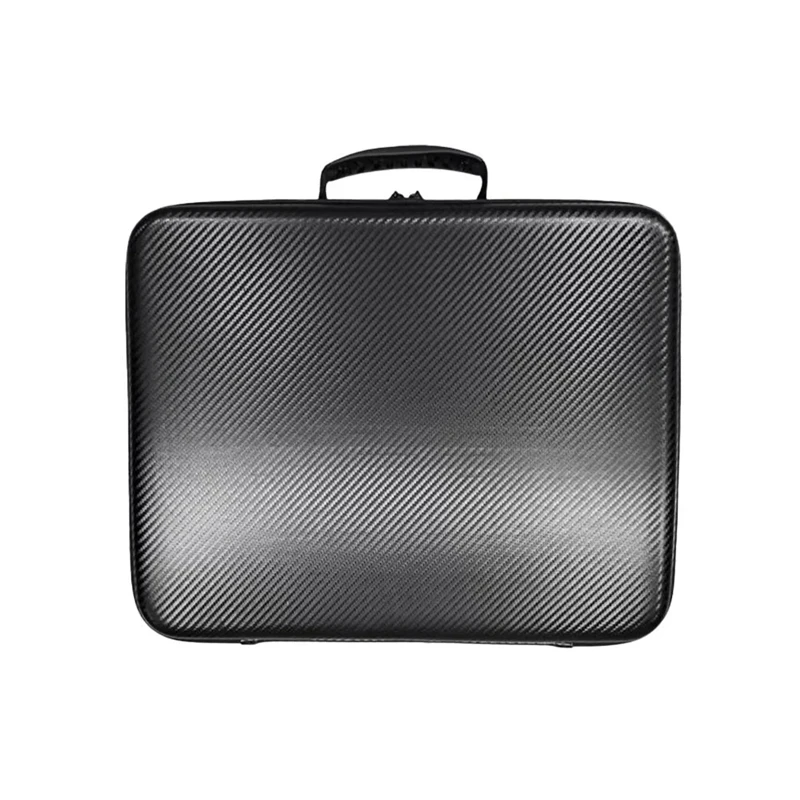 

AT88-For Starlink MINI Storage Bag Carbon Fiber PU Fabric Storage Bag Large Capacity Anti Drop Waterproof Handheld Bag