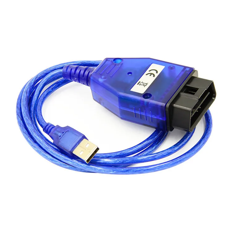 Blue Color with Switch K+CAN OBD2 Diagnostic Cable for BMW E60 E61 E81 E87 E90 E91 E92 E93 Ediabas K+DCAN Car Programming Tool