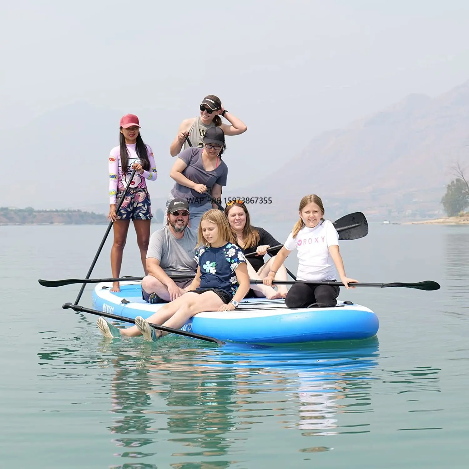 

Factory Wholesale Touring Multiplayers Inflatable SUP Board Stand up Paddle Boards for Family Multi-person Surfing