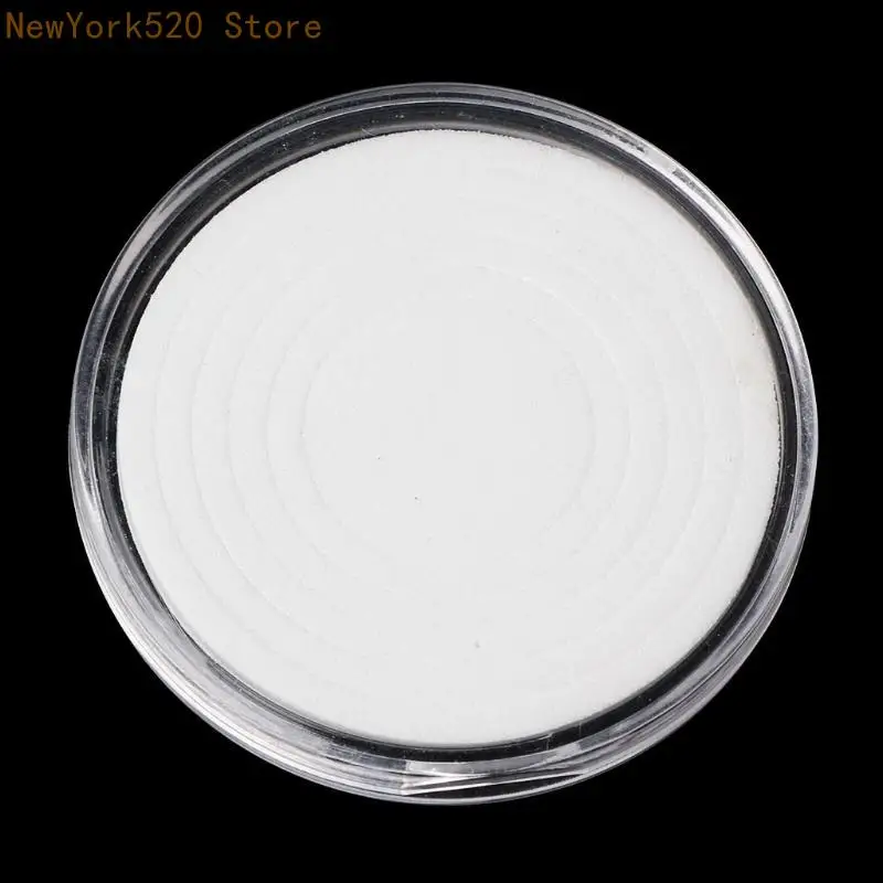 Round Coin Storage Box Inner Pad Set of 5 Transparent Beauty Diamond Container for Jewelry Ring Earrings Organize N84C