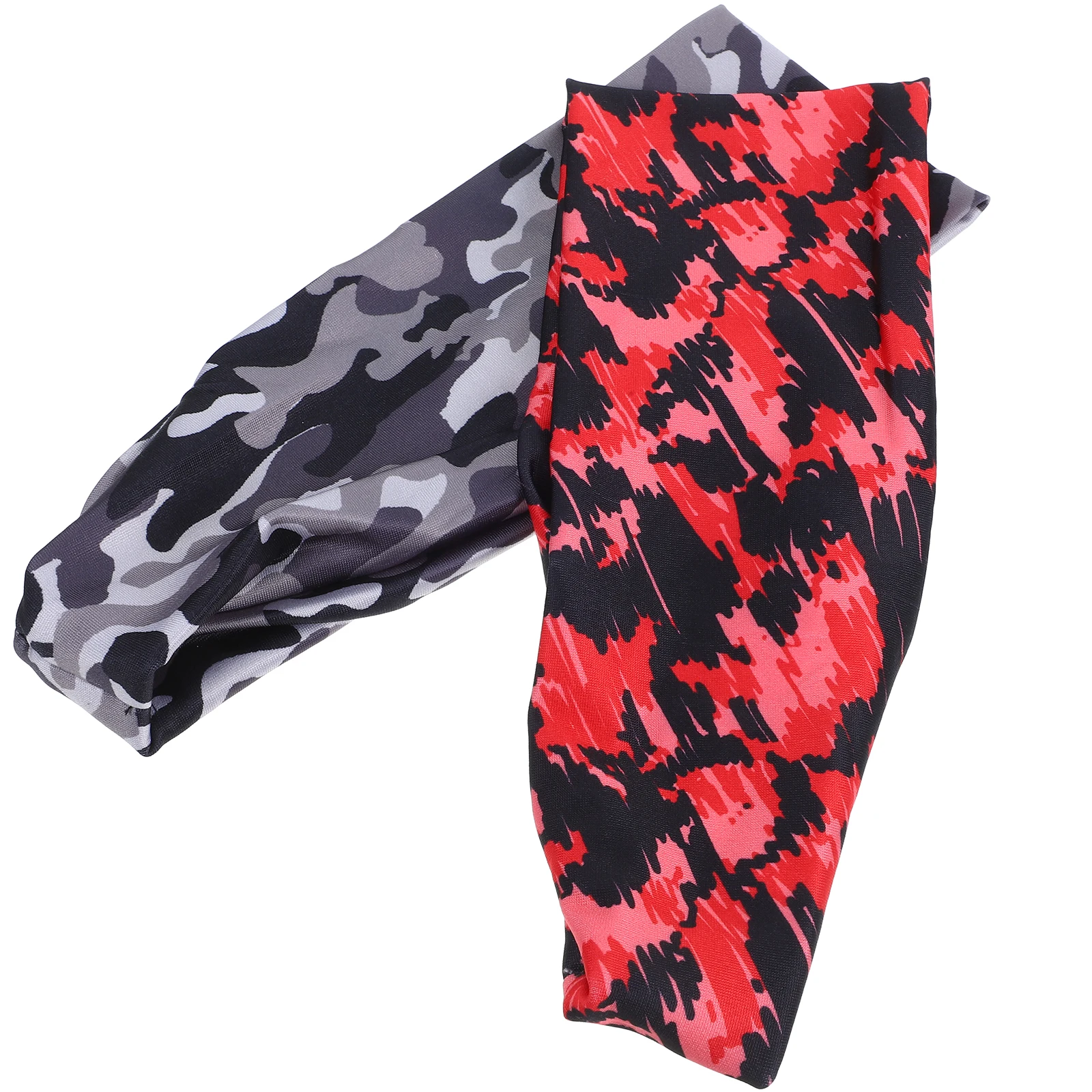 

2pcs Wide Headband for Women Elastic Sweatband Running Yoga Headbands Cotton Scarf Hair Band Moisture Wicking Anti Slip Sport