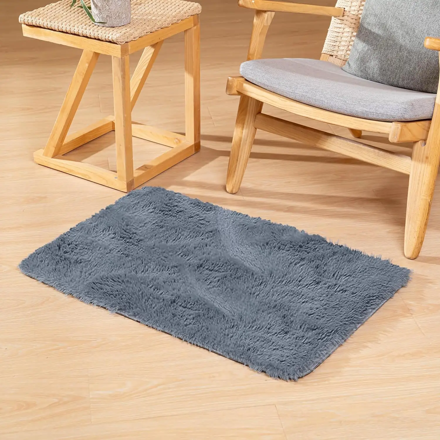 

VIKAMA Nordic Modern Simple Silk Wool Carpet Living Room Bedroom Porch Carpet Toilet Absorbent Non-Slip Carpet Home Decoration