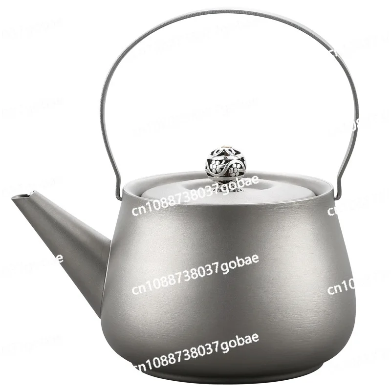 

Pure titanium tea set, household portable teapot, teacup, kung fu tea tool