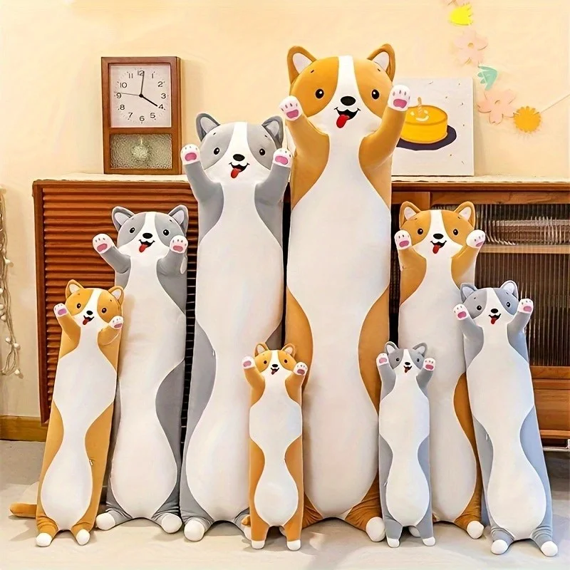 Riesiges Shiba Inu Plüschkissen – weiches Cartoon-Hundekissen, Körperkissen mit Tieren