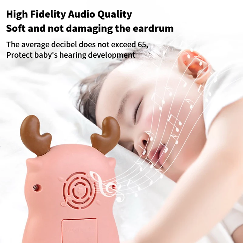 Baby Music Sound Phone Toy with Teether Simulation Telephone Sleeping Toy Early Educational Gift for Kids Infant Birthday