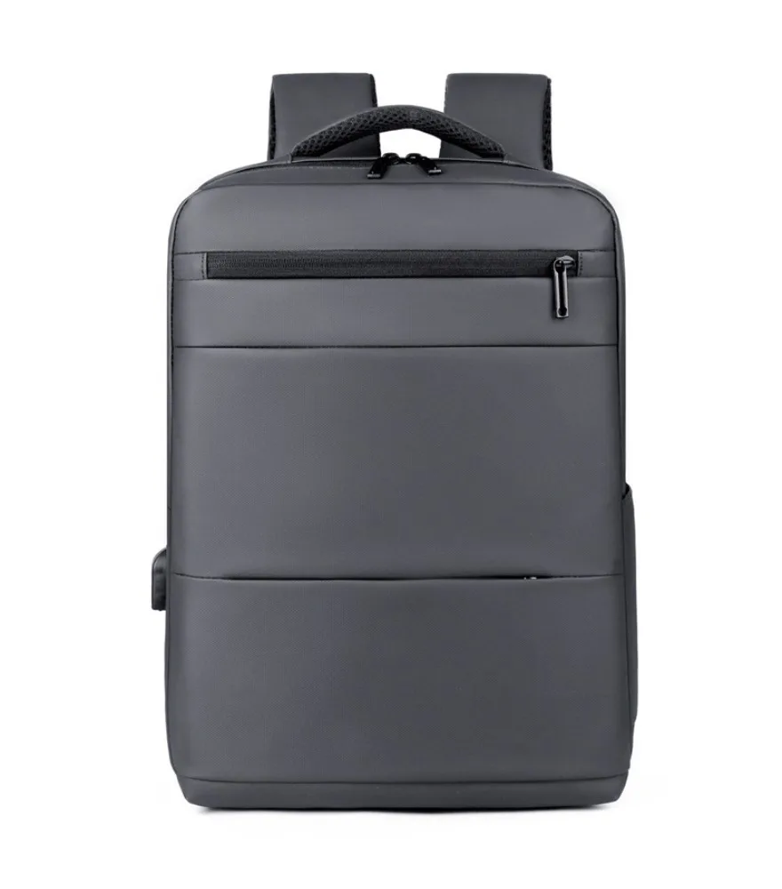 

Simple business travel backpack commuter backpack men's fashion outdoor leather film computer bag