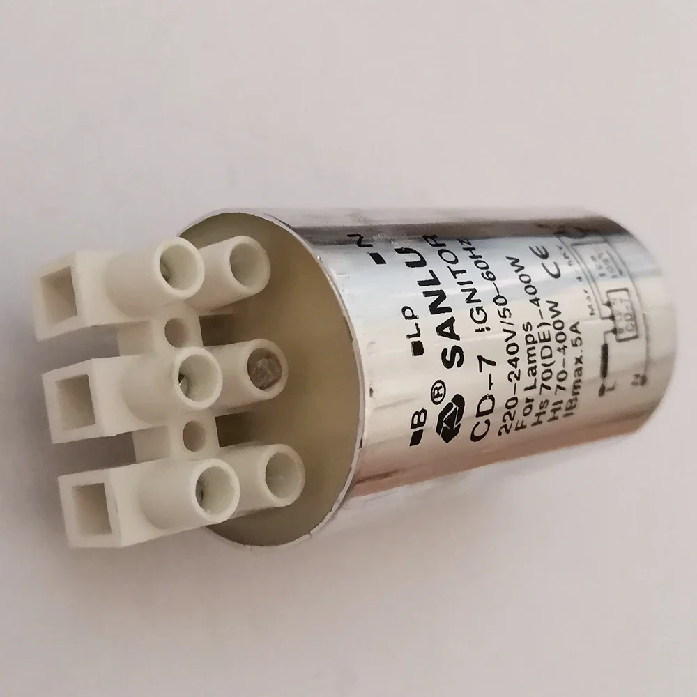 CD-7 70W-400W Accenditore elettronico Avviamento illuminazione Connessione a tre fili per lampada MH e HPS