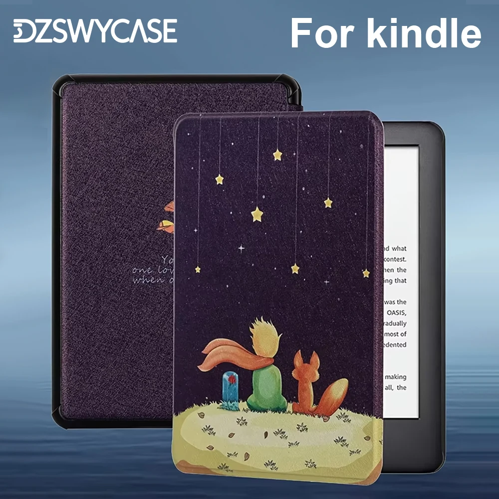 Smart Protective Case for Kindle 11th/10th Generation, for Kindle Paperwhite 6 5 4 3 2 1, Leather Cover with Auto Wake/Sleep