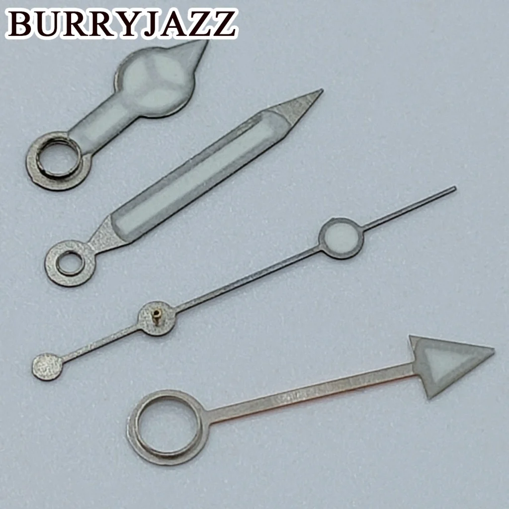 ساعة Burryjazz GMT المضيئة ، يد ذهبية وردية باللون الفضي والأزرق والأحمر والأرجواني والأخضر والأسود ، NH34