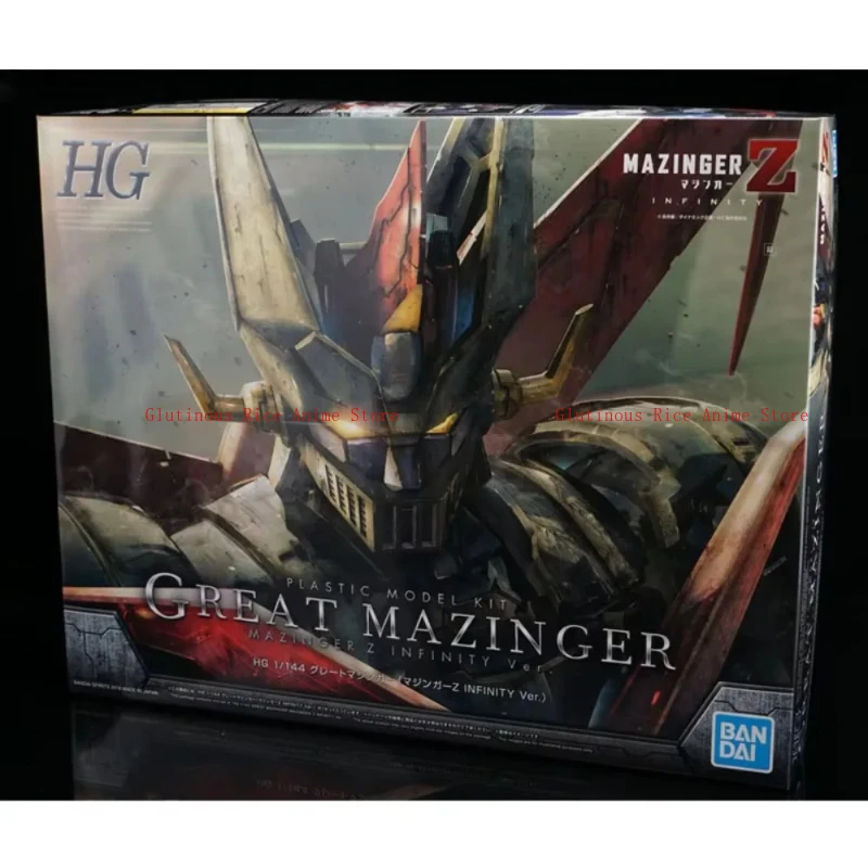 Bandai Genuine HG 1/144 GRAND MAZINGER Z INFINITY Ver. Figurka kolekcjonerska Robot montażowy zabawki modele ozdoby prezent
