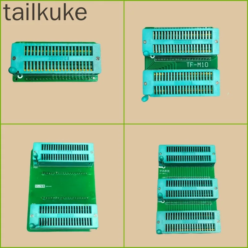 2pcs Test Box Accessories, M10 Single and Double Row Test Sockets, Charger