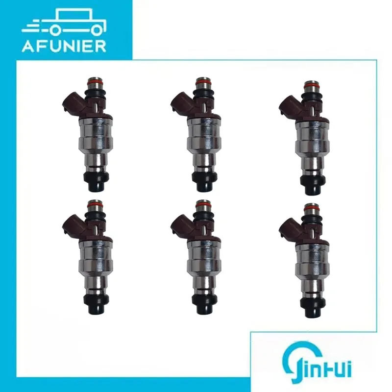 

6 шт. топливные форсунки для Toyota Land Cruiser 4.0L L6 90-92 OE No. :23209-61010,23250-65020,22842-1213
