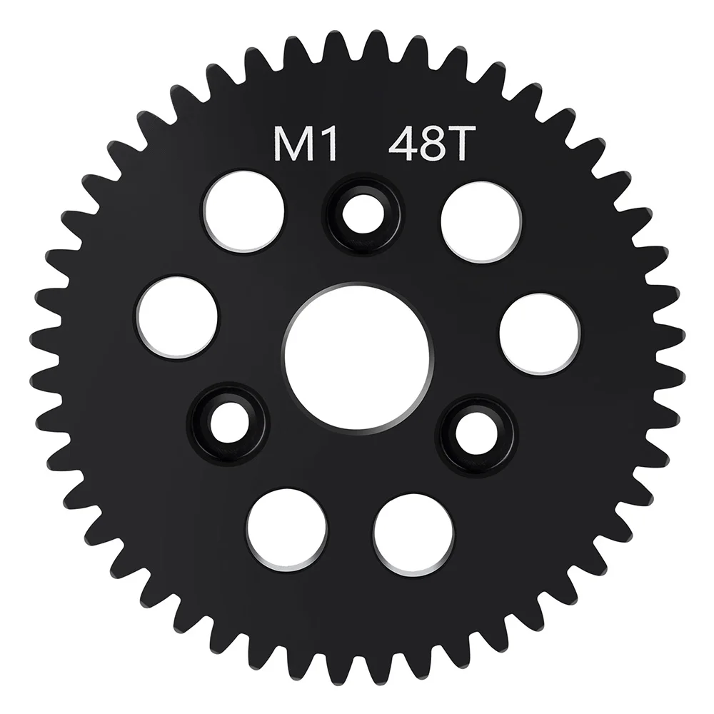 AXSPEED Black Steel M1 Main Spur Gear 30T 31T 32T 33T 35T 40T 44T 47T 50T ransmission Gears for 1/10 HPI RC Car Upgrade Parts