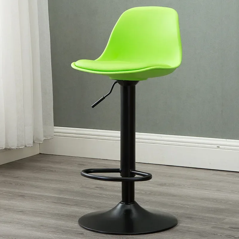 Nowoczesne minimalistyczne krzesło z oparciem, podnoszone krzesło, stół i stołek do lady recepcyjnej, wysoki stołek barowy do domu, krzesło barowe wysokie.