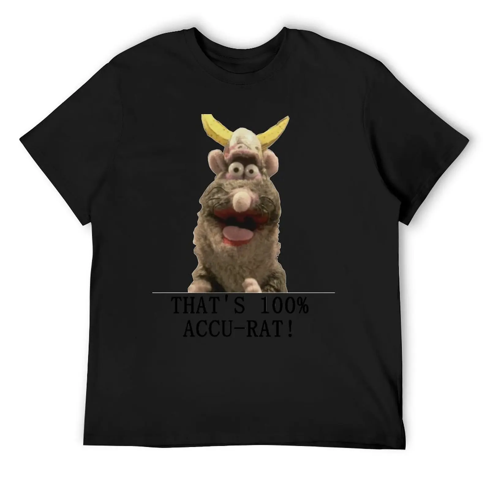 That's Accu-Rat - Rattus Rattus - Horrible Histories T-Shirt custom shirt anime clothes funny t shirts men