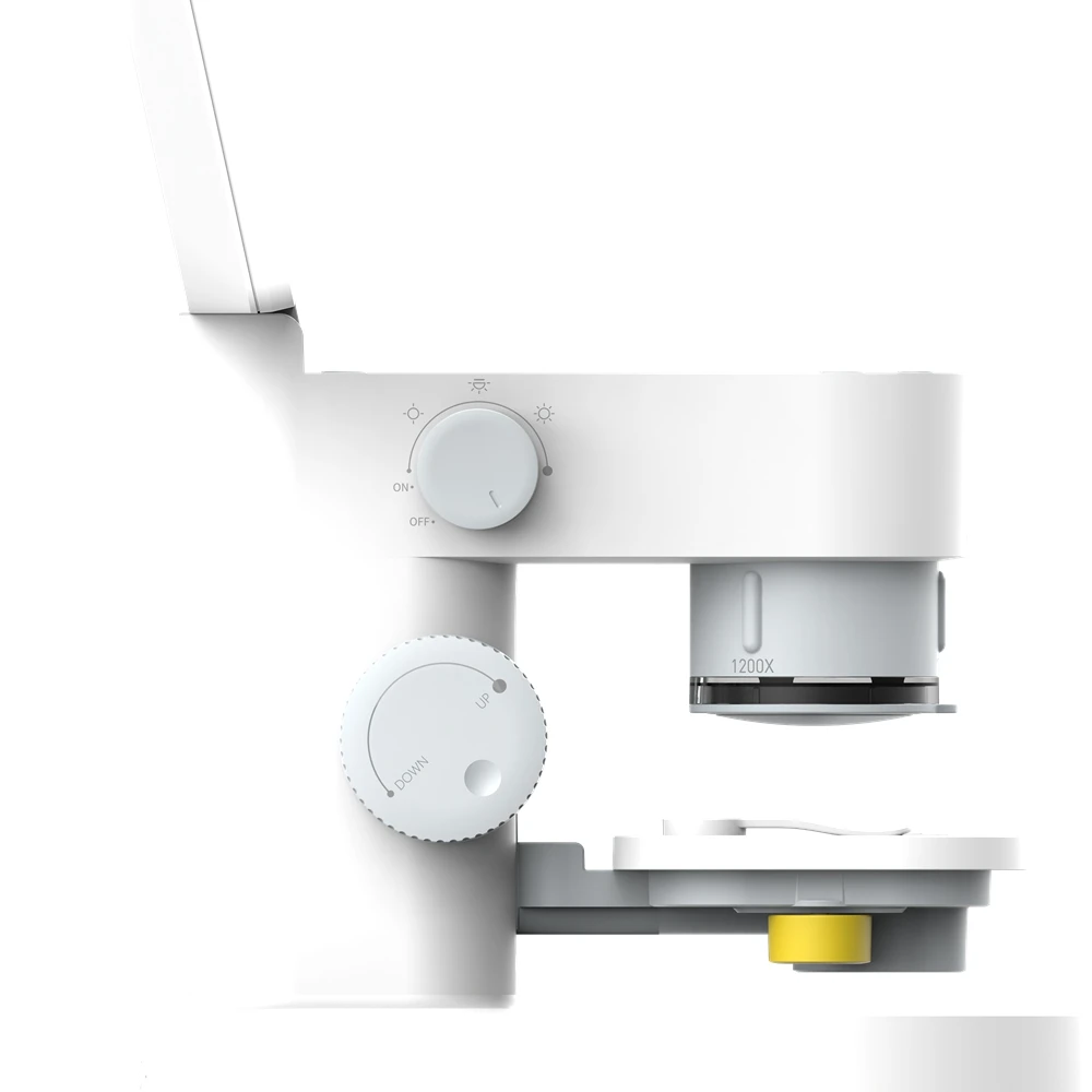Imagem -04 - Microscópio Digital Biológico com Tela Sensível ao Toque Lentes Objetivas Ópticas Lupa Stem Kids Documentos de Medida 1600x Ips