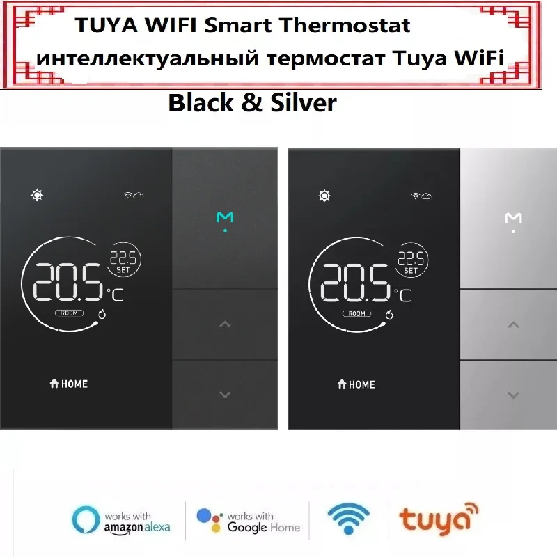 Tuya Smart Home Wifi Switch Work With Alexa Google Home Temperature Controller Thermostat