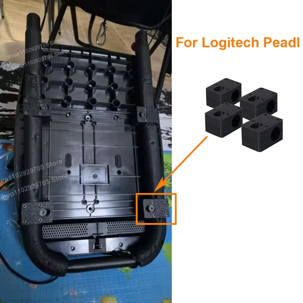 Pour siège Playseat Challenge pour Thrustmaster T3PA TLCM T3PM/Logitech G29/FANATEC V3 DD Pro/MOZA SRP CRP Kit de fixation de pédale de jeu