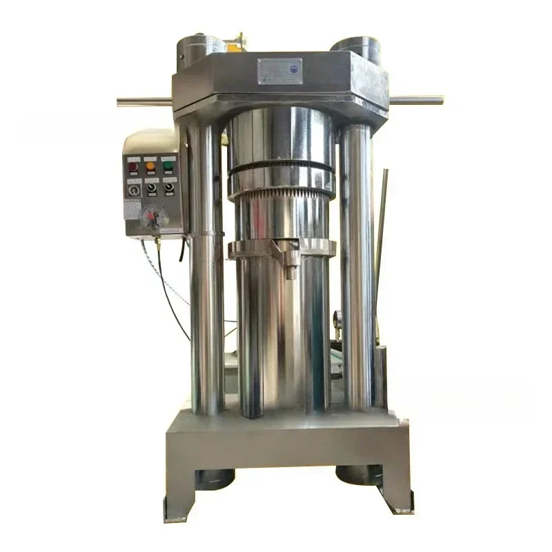 Sesame oil machine, hydraulic camellia seed commercial oil mill sesame seed, large walnut kernel pine seed factory price