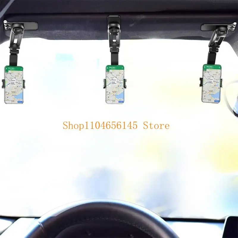 

652F Portable Flexible 1080° Rotation Multifunctional Car Phone Holder Mount