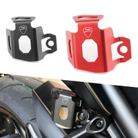 Alloy Rear Brake Fluid Reservoir Guard Cover For Ducati Monster 400 620 695 696 750 795 796 821 937 Multistrada 950 1000 1100