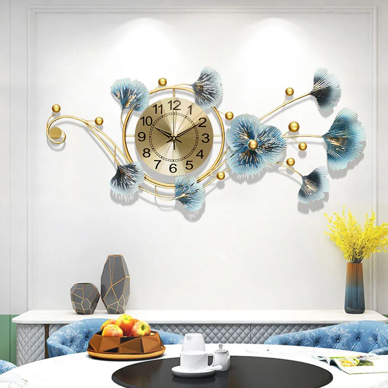 Modern Minimalist Wall Clock, Mute Quartz Watches, Creative Fashion Decoration, Home Wall Decor, Living Room Iron Wall Art