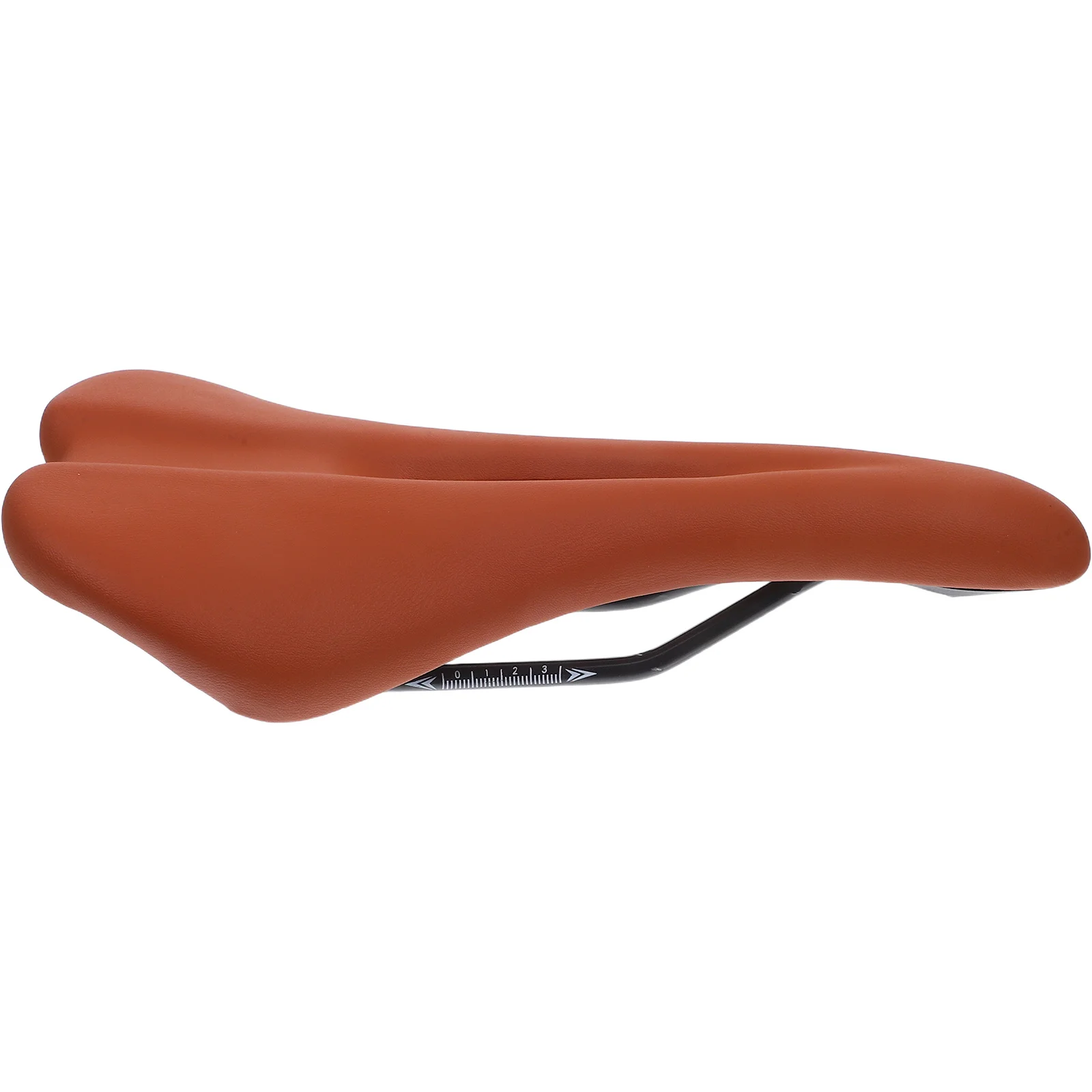 

Hollow Comfortable Bike Saddle Brown Waterproof PU Shockproof Cushion for Road Mountain Gravel Cycling Seat Brown Bike Seat