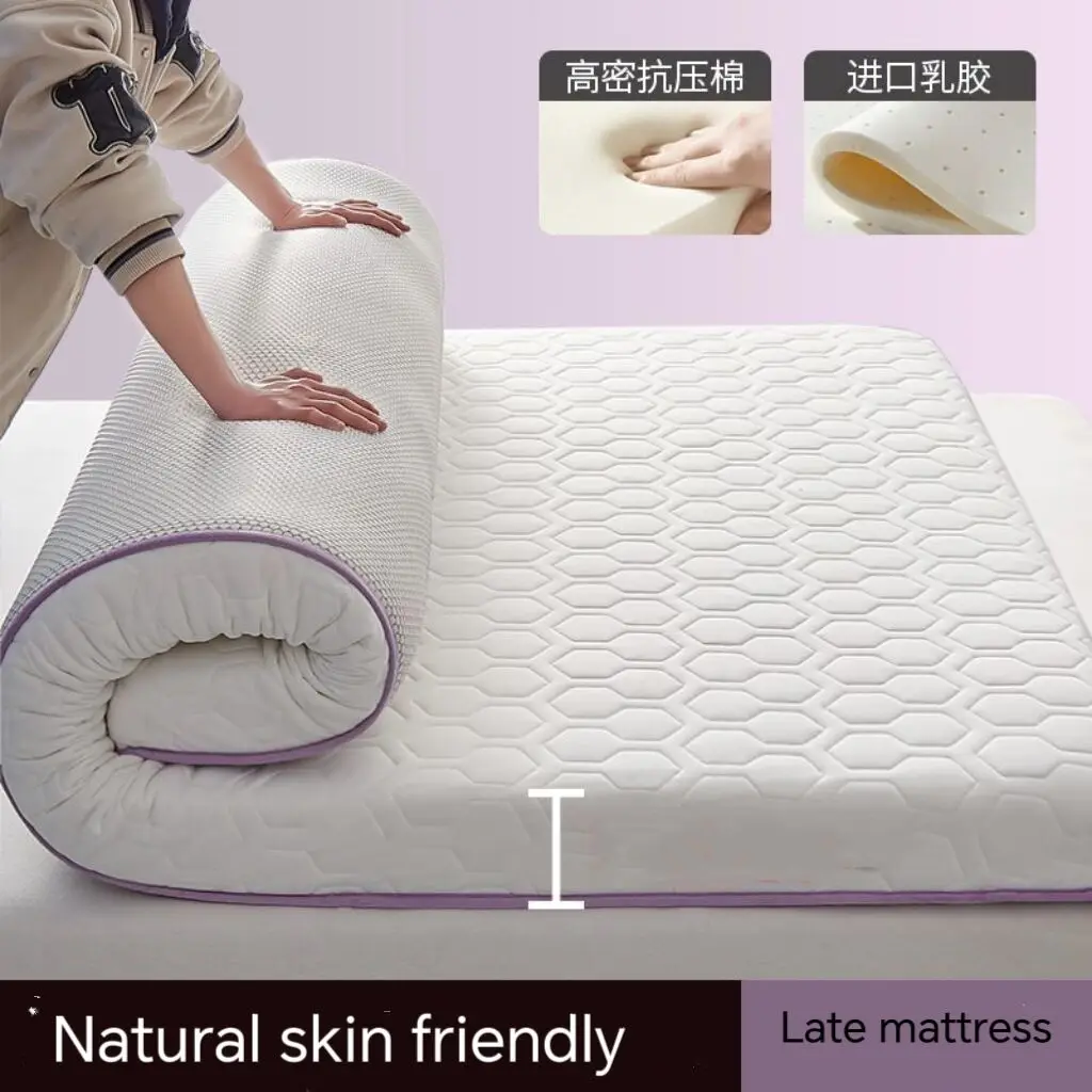 

Latex Mattress Tatami Mattress Topper Thick Sleeping Pad Floor Mat Foldable Soft Cushion Bedroom Futon Bed Bedspread Sponge Pad