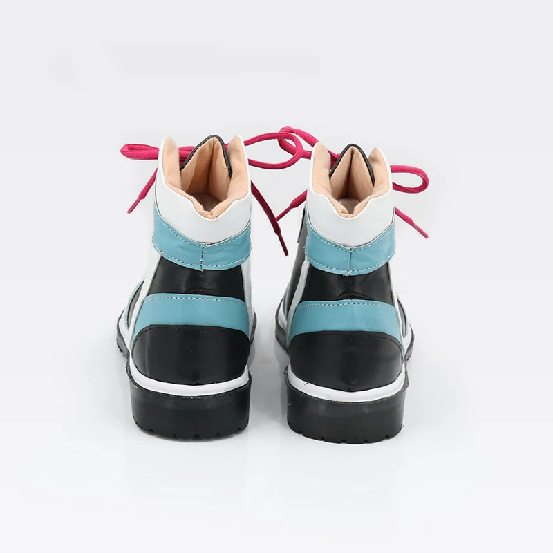 Archivio blu Kyoyama Kazusa Cosplay Scarpe in pelle Stivaletti Halloween Masquerade Carnevale Performance Party Costume Puntelli