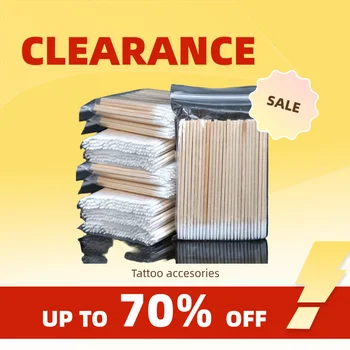 Clearance_900/100/300pcs Disposable Wooden Micro Bud Swabs Lint Free Eyelash Extension…