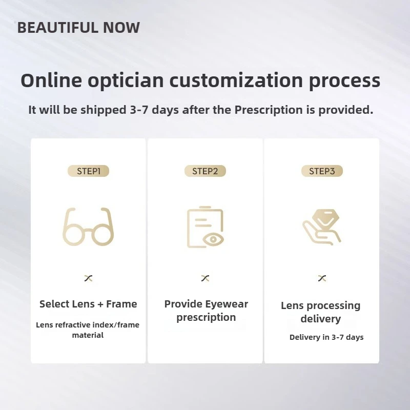 남녀공용 근시 안경, 티타늄 안경테, 맞춤형 광학 처방 렌즈, 편안한 안경